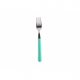 Dinner fork - turquoise - EME Inox Italy