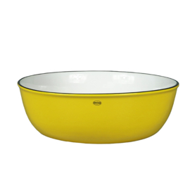 Saladeschaal - low bowl - geel - Cabanaz