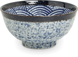Kom - 17x8,7 cm - Wave - Edo Japan