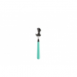 Dessertlepel / koffielepel turquoise - brio - Eme Inox Italy