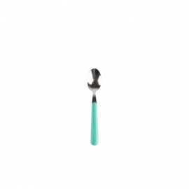Dessert spoon / coffee spoon - turquoise - EME Inox Italy