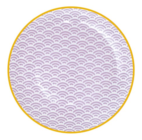 Ontbijtbord - Star Wave - lila - Tokyo Design Studio
