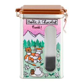 Cacaoblik - boîte a chocolat marmottes - Derrière la porte