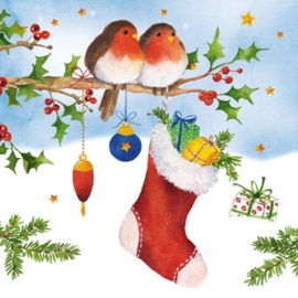 Servet - stocking & birds - PPD