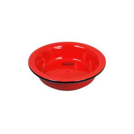 Tea-tip / mini-bowl - enamal look - scarlet red - Cabanaz