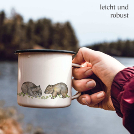 Mok emaille - wombats - Ligarti