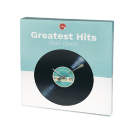 Wandklok / keukenklok - Greatest hits vinyl - Balvi