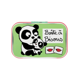 Blikje - boîte a bisous panda - Derriere la porte