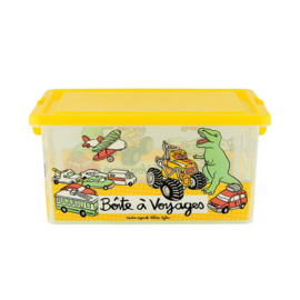 Box / speelgoeddoos - boite a voyages - Derriere la porte