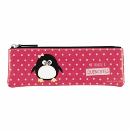 Etui  - trousse a tout - pinguin - Derriere la porte