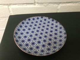 Gebaksbord - donkerblauw - Star Wave - Tokyo Design Studio