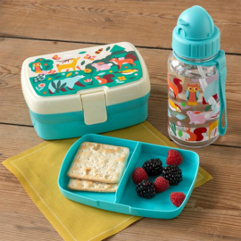 Lunchbox met tray - bosdieren - woodland - Rex London