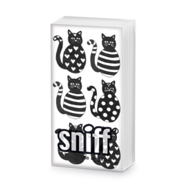 Zakdoekjes - six cats - Sniff