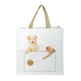 Boodschappentas - hond en kat - Esschert Design