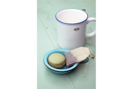 Tea-tip / mini-bowl - enamal look - arctic blue - Cabanaz