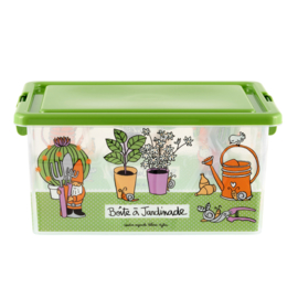 Doos/box voor tuinbenodigdheden - boite a jardinade - Derriere la porte