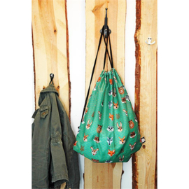 Bag / string bag - forest animals - the Zoo