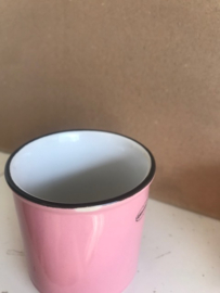 Stackable mug - enamel look - classic white - Cabanaz