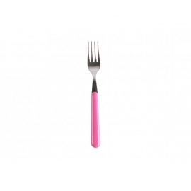 Dinner fork - fuchsia pink - EME Inox Italy