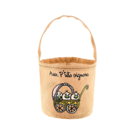 Zak voor uien - sac aux p'tits oignons - Derriere la porte
