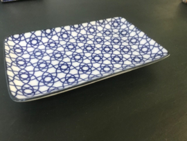 Bord rechthoekig - krullen - Nippon Blue - Tokyo Design Studio