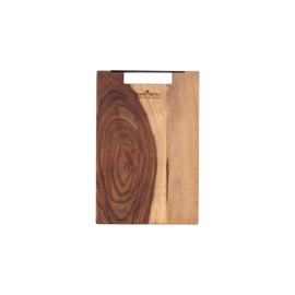 Plank rose wood (metalen handgreep) -30cm.- Bowls and Dishes