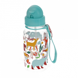 Waterfles / drinkfles - bosdieren - woodland - Rex London