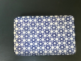 Bord rechthoekig - krullen - Nippon Blue - Tokyo Design Studio