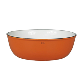 Saladeschaal - low bowl - oranje - Cabanaz