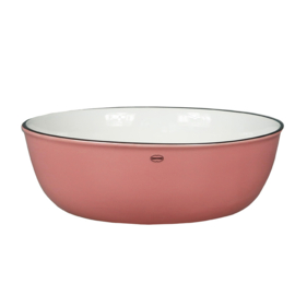 Saladeschaal - low bowl - roze - Cabanaz