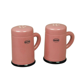 Cabanaz - Zout en peper set - salt & pepper shaker - emaille look - roze