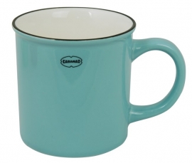 Coffee mug / tea mug - enamal look - arctic blue - Cabanaz