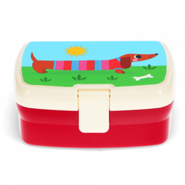 Lunchbox met tray - teckels - Rex London