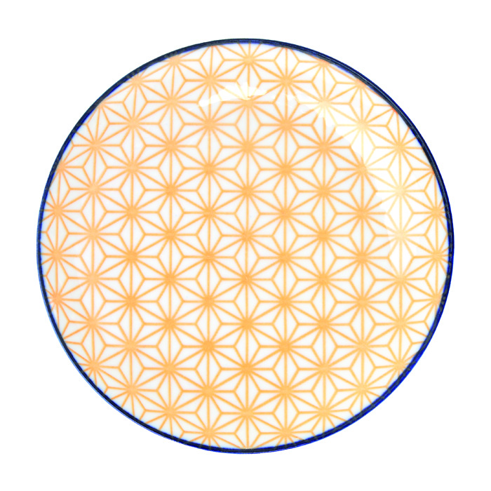 Gebaksbord - geel - Star Wave - Tokyo Design Studio