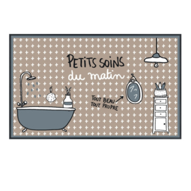 Mat voor badkamer - petits soins - Derriere la porte