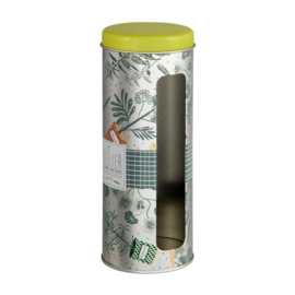 Tin for cotton pads - dame nature - Derriere la porte