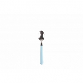 Dessert spoon / coffee spoon - light blue - EME Inox Italy