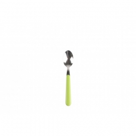 Dessert spoon / coffee spoon - lime green - Eme Inox Italy