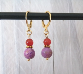 Red Agate and Lilac