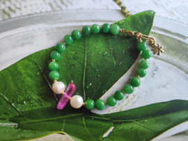 Quartz and Freshwaterpearls