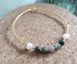 Indian Agate and Gold