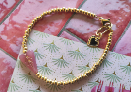 Heart Leaf Pink Gold