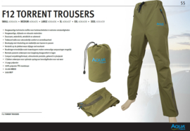 Aqua F12 Torrent Trousers
