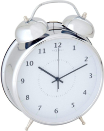 Alarm clock to decorate -silver - 31cm