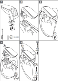 Armsteun VW Touran 2003-2015