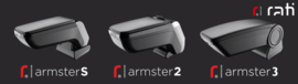 Armsteun Smart ForFour 2014-heden (+12V poort) voor modellen ZONDER Cool & Mediapakket
