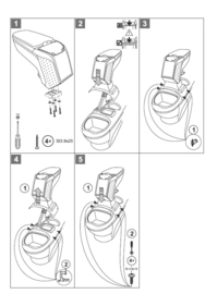 Armster Nissan Juke  2011-2019 / Armster 2 METAL GREY (ZONDER STOELVERWARMING!)