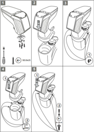 Armsteun Hyundai i20 2009-2014 / Armster 2 ZWART