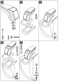 Armsteun Nissan Juke  2020 Armster 2 ZWART