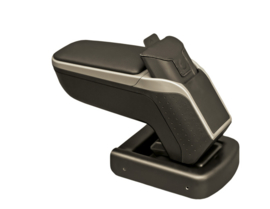 Armsteun Smart ForTwo/ForFour 2014-heden / Armster 2 METAL GREY (+12V poort) voor modellen ZONDER Cool & Mediapakket